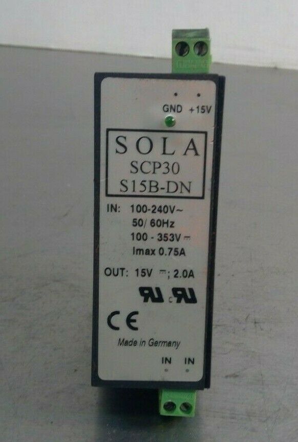 SOLA - SCP30 S15B-DN - Switching Power Supply - SCP30-S15B-DN                 4G