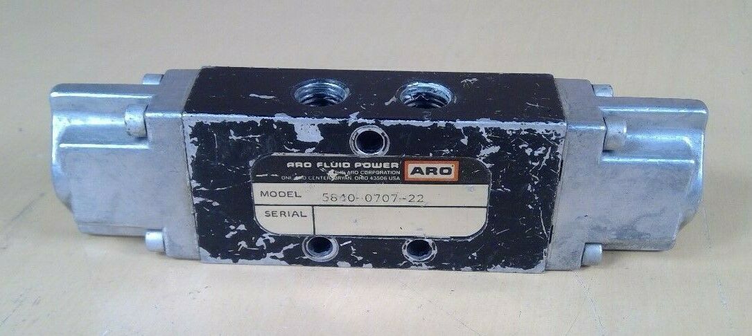Ingersoll ARO Fluid Power 5840 0707 22 Pneumatic Valve                        6E