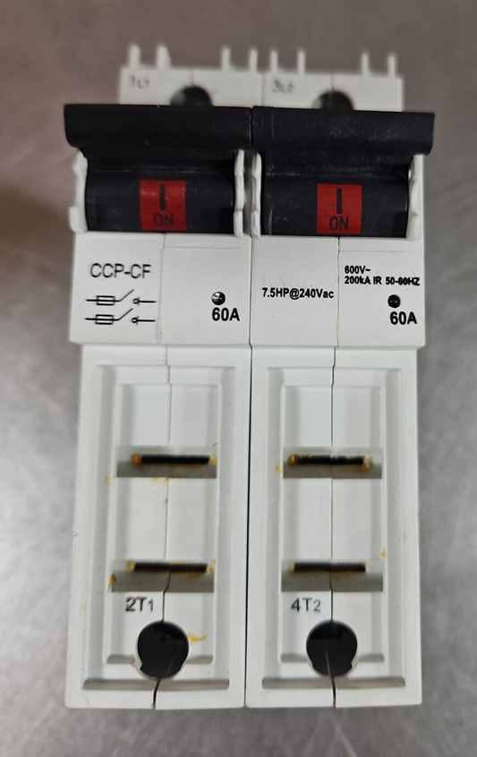 Cooper Bussmann CCP-2-60CF Fuse Block w/Disconnect Switch, 600Vac.      Loc 4A-5