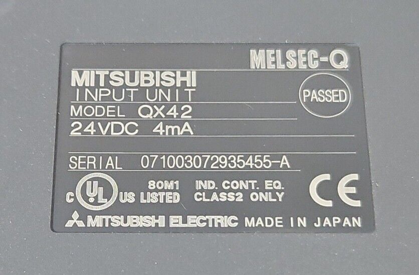 Mitsubishi QX42 MELSEC-Q 24VDC Input Module                            Loc 3E-16