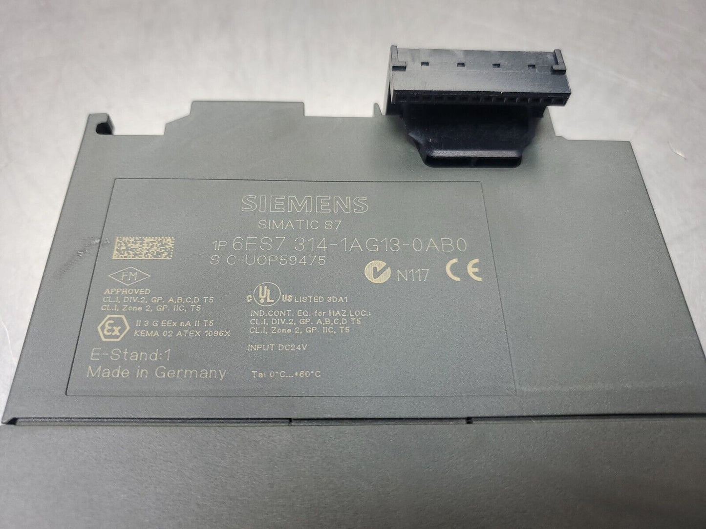 Siemens SIMATIC S7-300 6ES7 314-1AG13-0AB0 CPU314 CPU Module.              3E-27