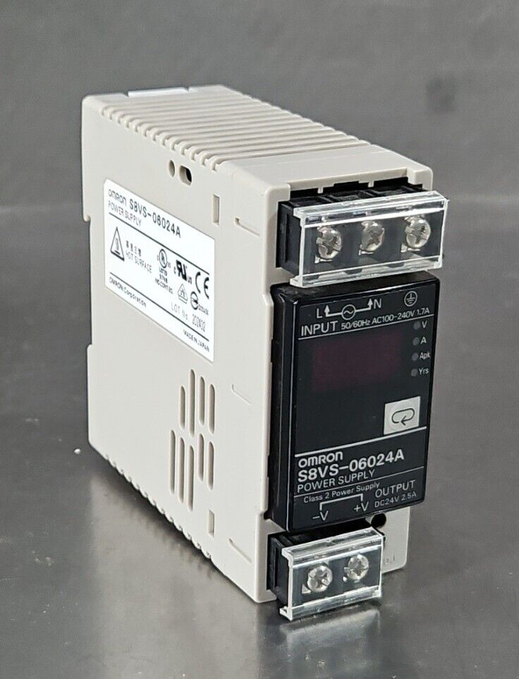 Omron S8VS-06024A 24V 2.5A 60W 7-Pin Power Supply                        4D-17