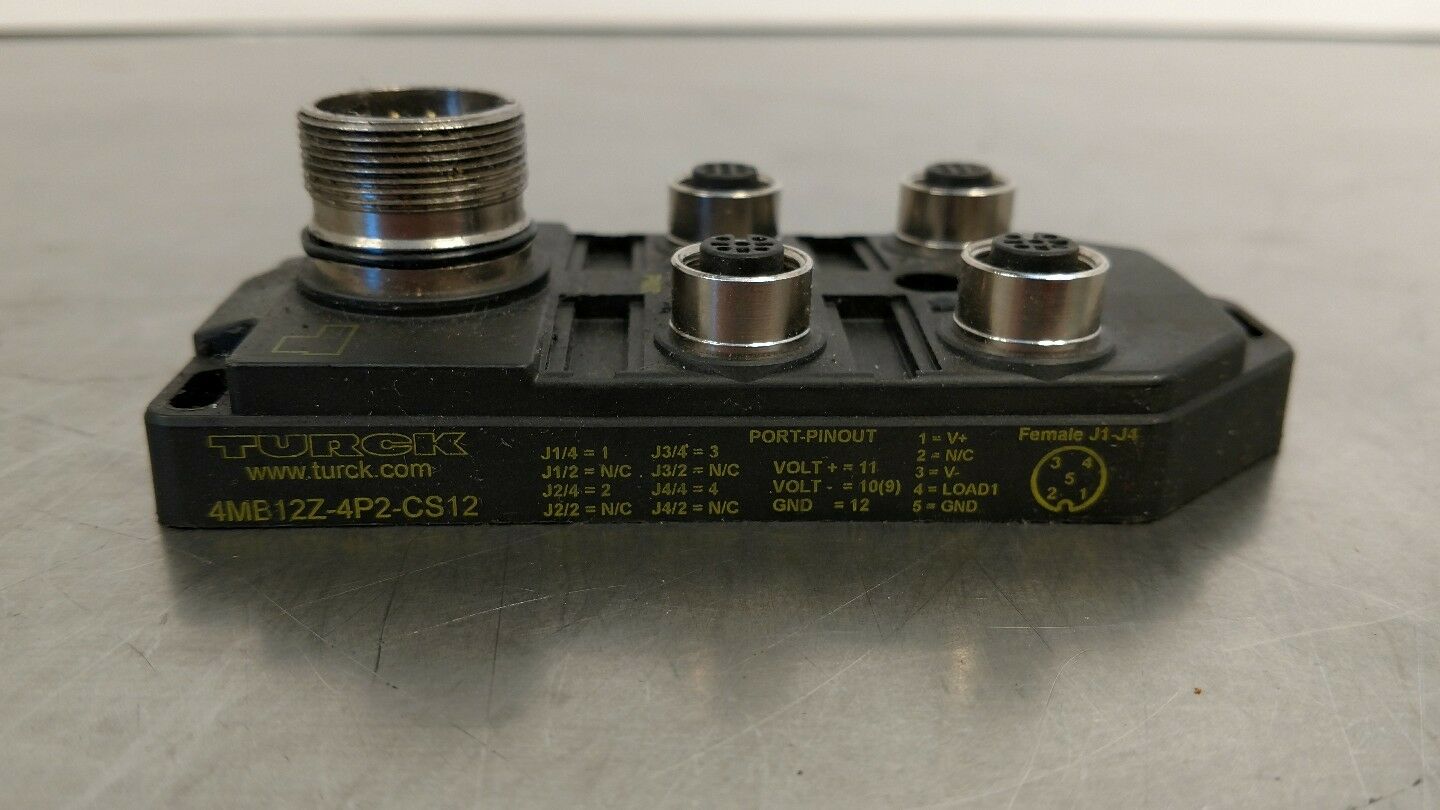 TURCK 4MB12Z-4P2-CS12 EUROFAST MULTIBOX Control Module                        3B
