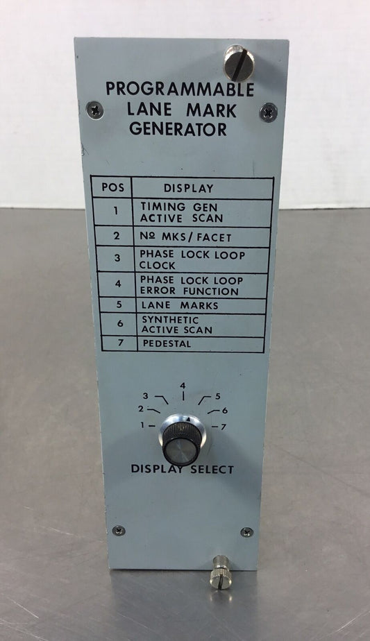 Intec Programmable Lane Mark Generator Assy 7010116  Rev A/B    3C