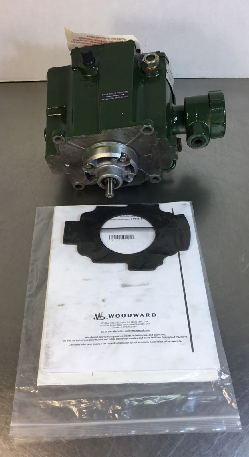 WOODWARD  G9904-112 GOVERNOR 6000RPM      3A-1