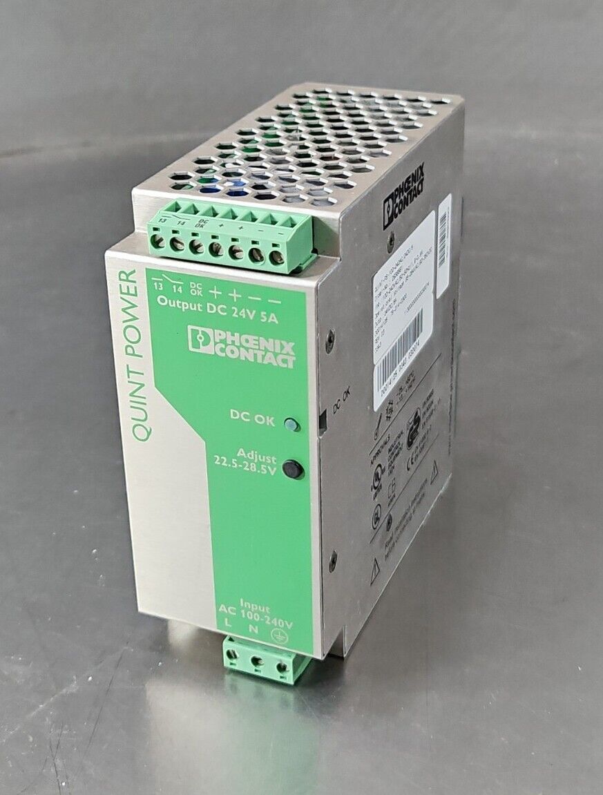 Phoenix Contact Quint-PS-100-240AC/24DC/5. Power Supply.     4E-22