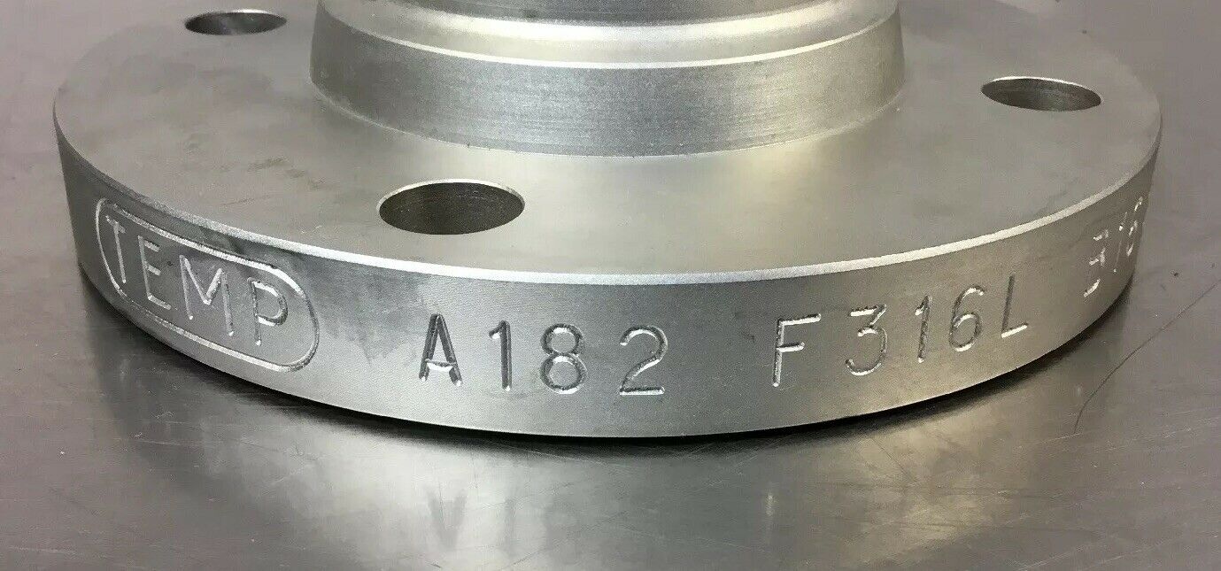 TEMP 3" Flanged Valve, Stainless Steel A182 F316L B16.5 3”-150#  Loc.Wall