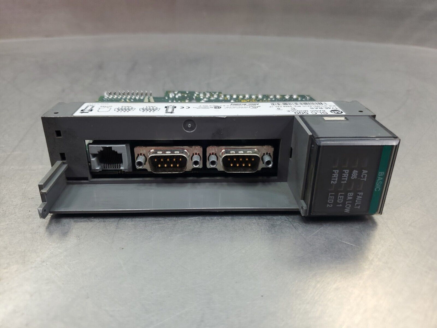Allen Bradley 1746-BAS Ser. C FRN 5 SLC 500 Basic Module *See Description* 3D-12