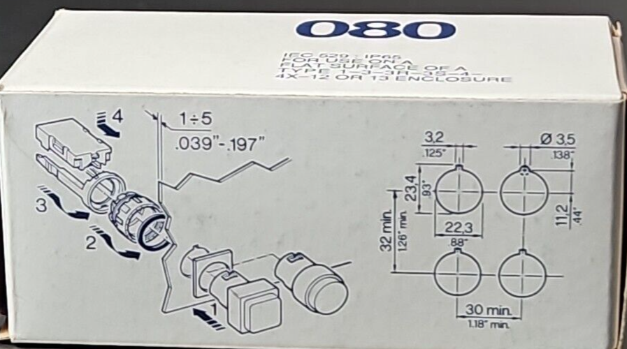 General Eletric 080LSRR Pilot light (cema).                    Loc4D28