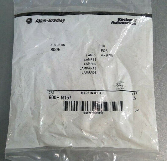 Allen-Bradley 800E-N157 Series A Lamps - 10 PCS                               4C