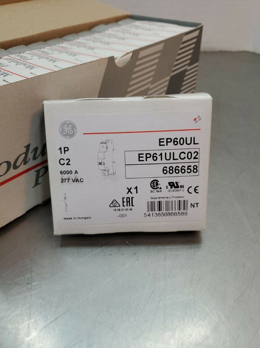 GE EP61ULC02 C2 Amp 6kA 277VAC Supplementary Protector (EP61UL)           STC2