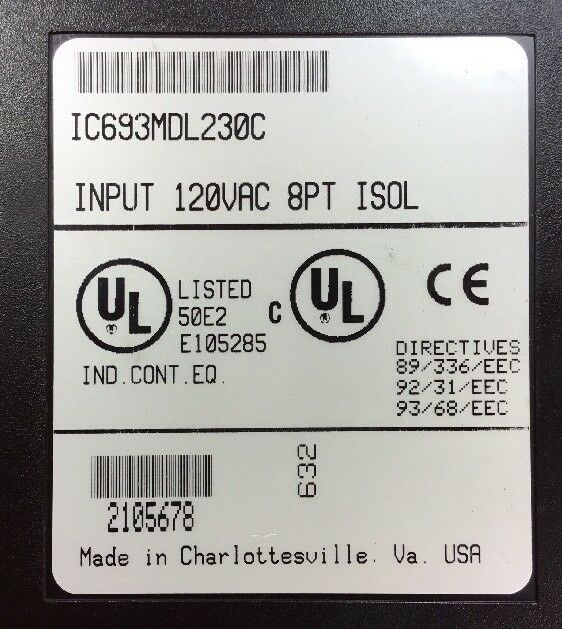 GE Fanuc Base 10-Slot PLC, IC693CHS391M, EMI Enhanced, See Description     3E-11