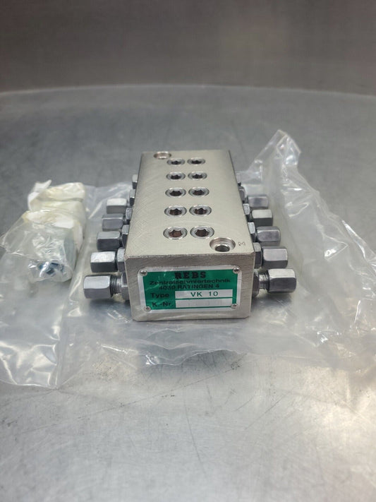 REBS Type VK10 Manifold 10-Port Module.                                       6D
