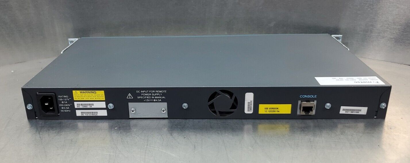 24 Port 10/100 Netzwerk Switch Cisco Catalyst 2950 | Acquisti Online Su - Foto 2