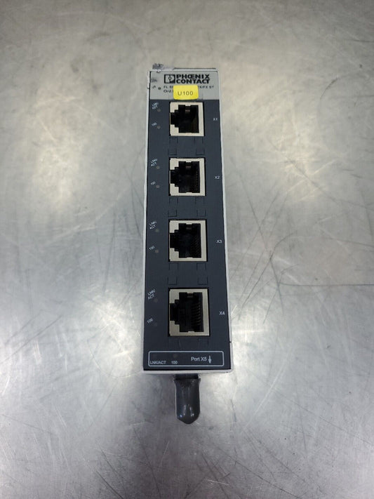 PHOENIX CONTACT FL SWITCH SFN 4TX/FX ST (2891453) HW 13 Module.            3E-14