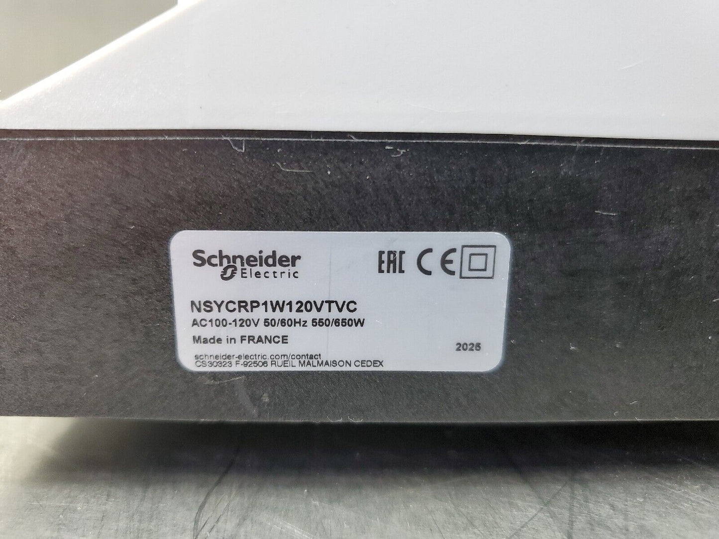 SCHNEIDER ELECTRIC NSYCRP1W120VTVC AC100-120V 50/60Hz Temp. Module.           1D
