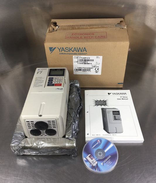 YASKAWA ELECTRIC  CIMR-F7U40P41E  Vari-Speed F7 Drive 3Ph 0-480VAC 1.8A   1B