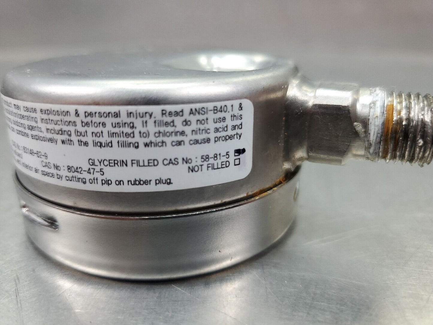 USG 58-81-5 (0~200 psi) Pressure Gauge.                                    6E-21