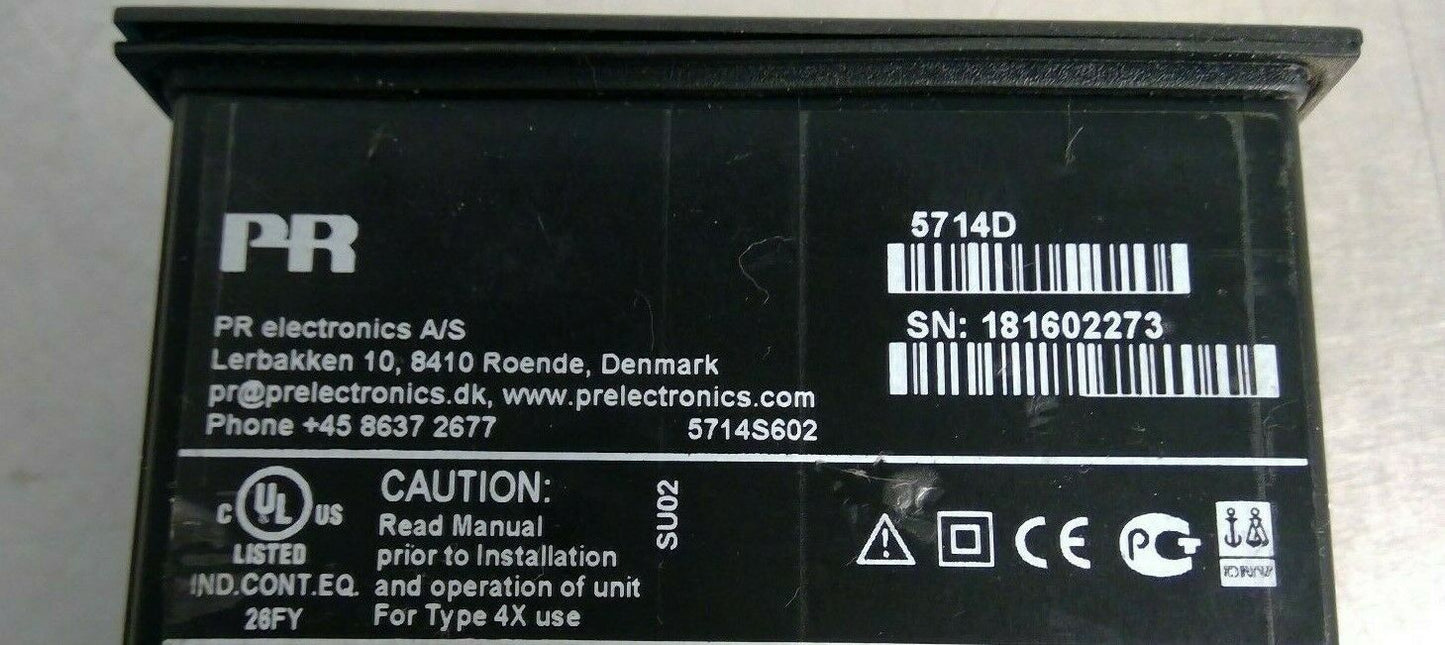 PR Electronics - 5714D Programmable LED Indicator                             2D
