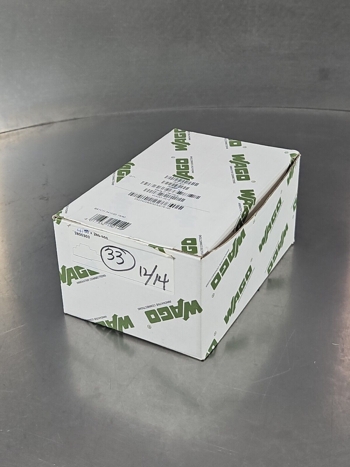 WAGO 280-303 Conductor Through Terminal Block - Lot of 33.              Loc3E-25