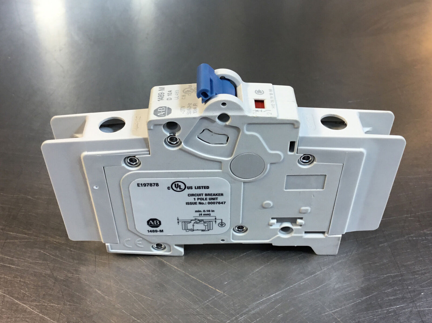 Allen Bradley  1489-M1D100 /D   D Curve 10A 1 Pole     4C