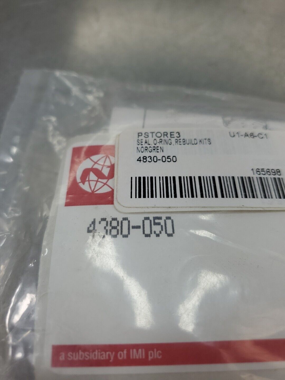 Norgren 4380-050 L74 Lubricator Liquid Level Indicator Repair Kit. 6D ...