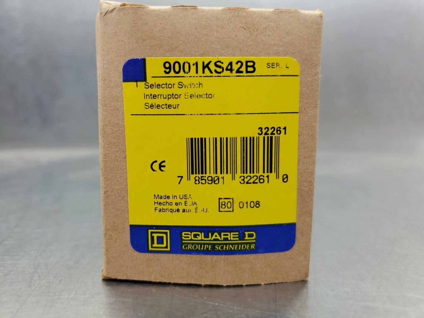 SQUARE D 9001KS42B Ser. L SELECTOR SWITCH.                                 4C-23