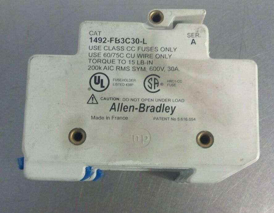 Allen-Bradley 1492-FB3C30-L Series A 3-Pole Fuse Holder                       4D