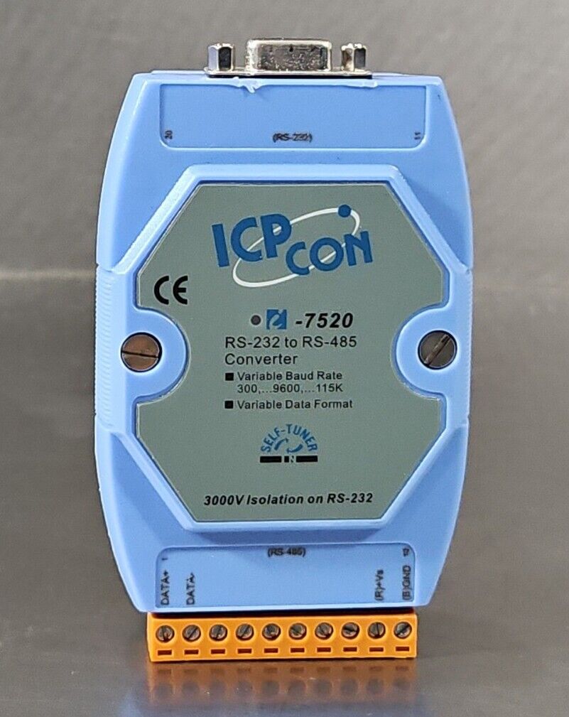 ICP CON I-7520 Converter - RS 232 To RS 485, Variable Rate Module        3B-22