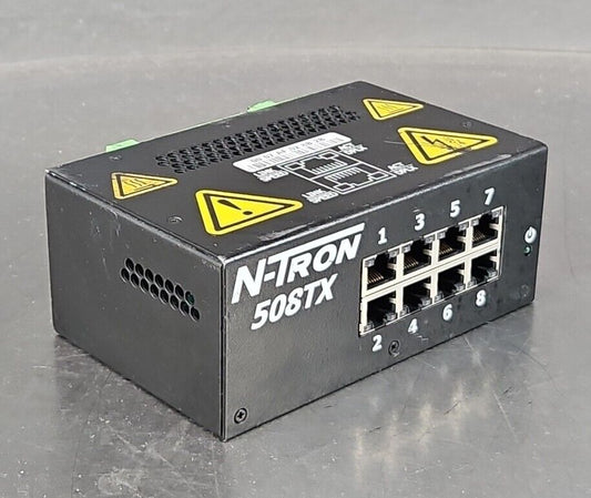 Red Lion N-Tron 508TX Ethernet Switch 8- Port Unmanaged 10-30V, 1A.     Loc3B-11