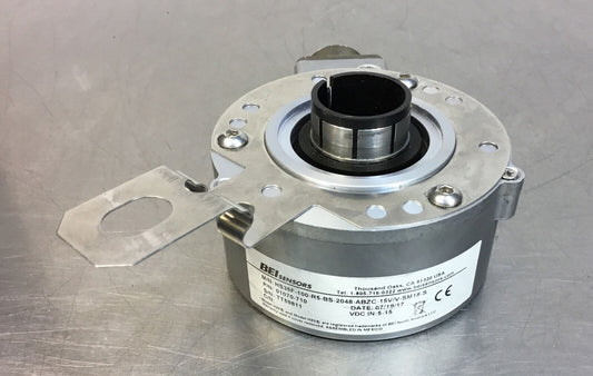 BEI SENSORS HS35F-100-R5-BS-2048-ABZC-15V/V-SM18S Encoder  5-15VDC  01071-710 1D