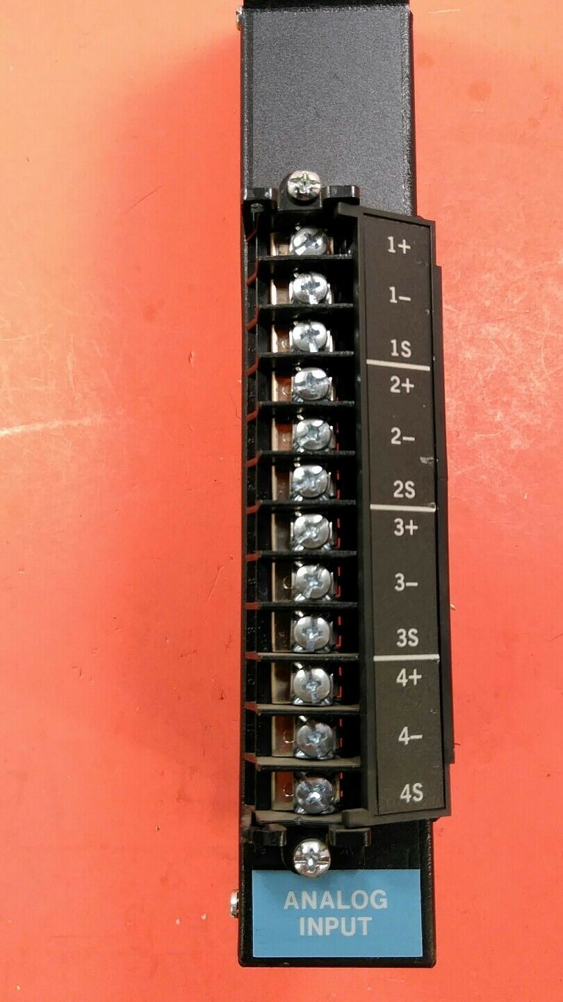 Square D 8030 RIM121  SY/MAX PLC Relay Input Mod 4pt, 1-10VDC, 4-20mA.  3C