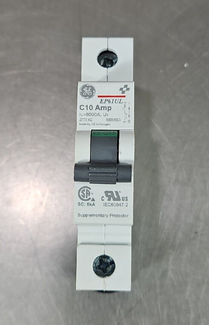 GENERAL ELECTRIC EP61ULC10 Modular Plus Circuit Breaker                 Loc 4E-1