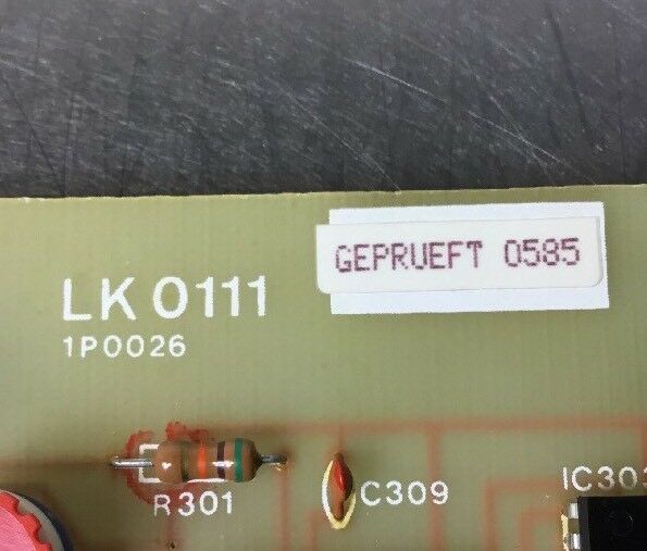 GEPRUFT 0585 LK0111 1P0026 POWER SUPPLY MODULE 110/220 0.2/0.1A    Loc.4A