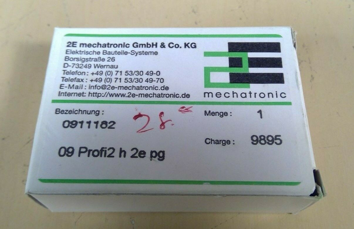 2E Mechatronic 0911182 Profibus 09 Profi2 h 2e pg                             4D