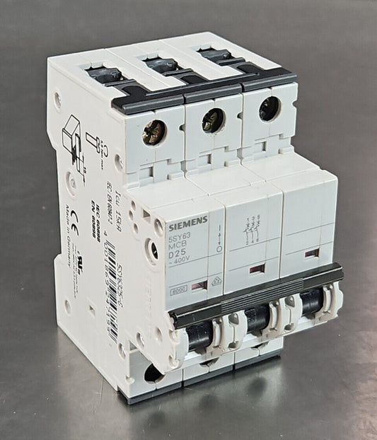Siemens 5SY63 MCB D25 Circuit Breaker.                            4C-19