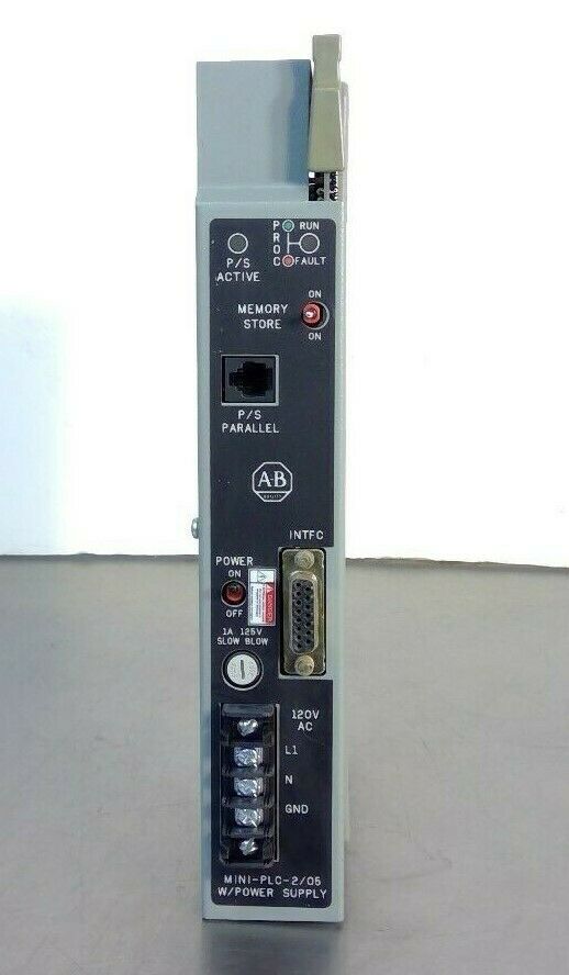 Allen-Bradley 1772-LSP Series A MINI-PLC-2/05 Processor w/ Power Supply    3D-11
