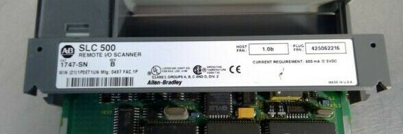 Allen-Bradley SLC 500 1747-SN Series B SLC Remote I/O Scanner Module       3D-14