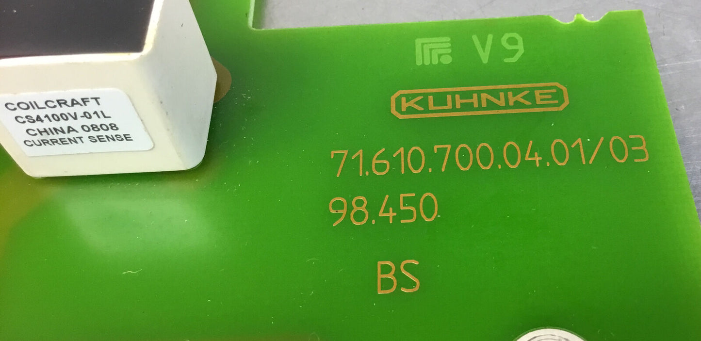 Kuhnke 71.610.700.04.01/03  Circuit Board.   3C-4