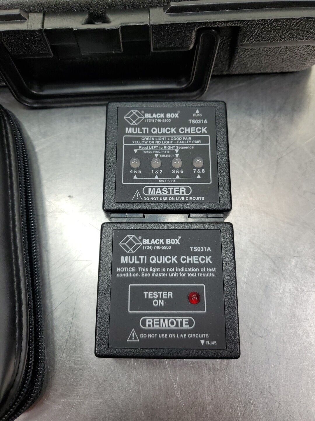 Black Box Multi Quick Check TS031A Master And Remote Testing System.       5D-20
