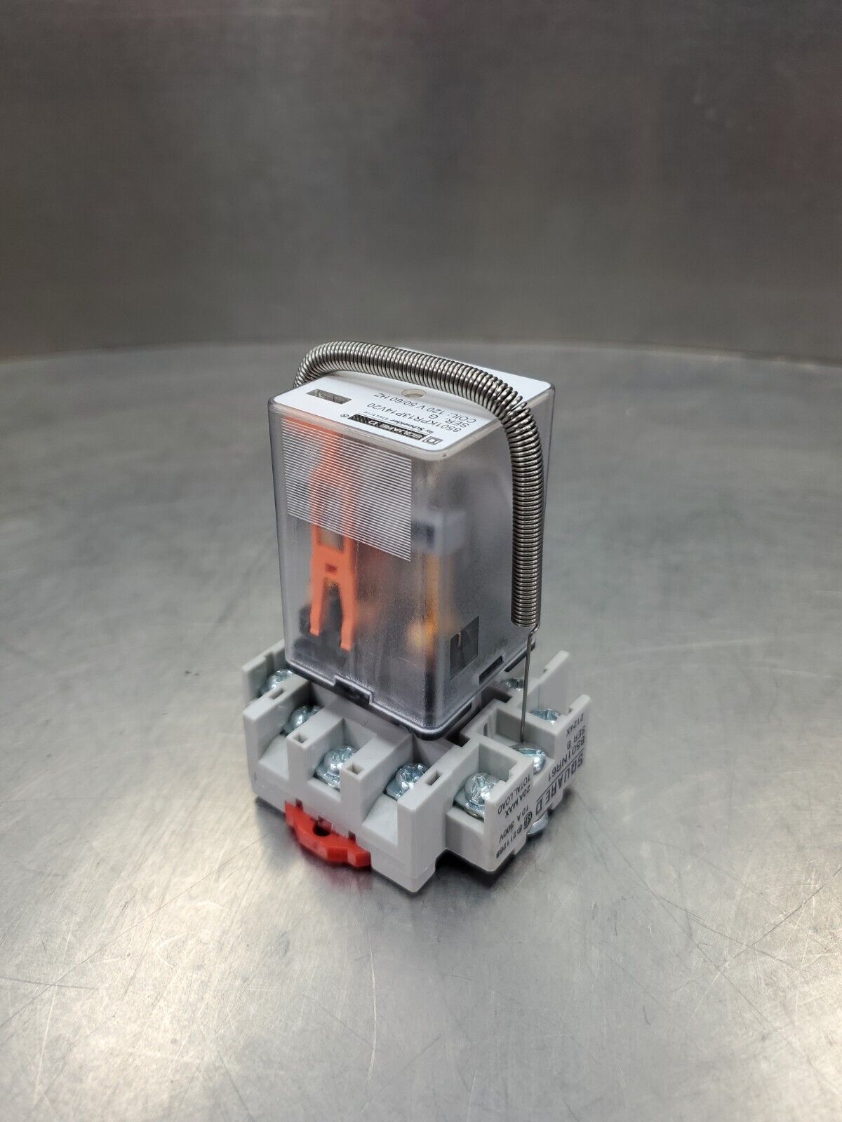 SQUARE D 8501KPR13P14V20 Ser. G 120V 50/60Hz Purpose Relay.                 4C-1