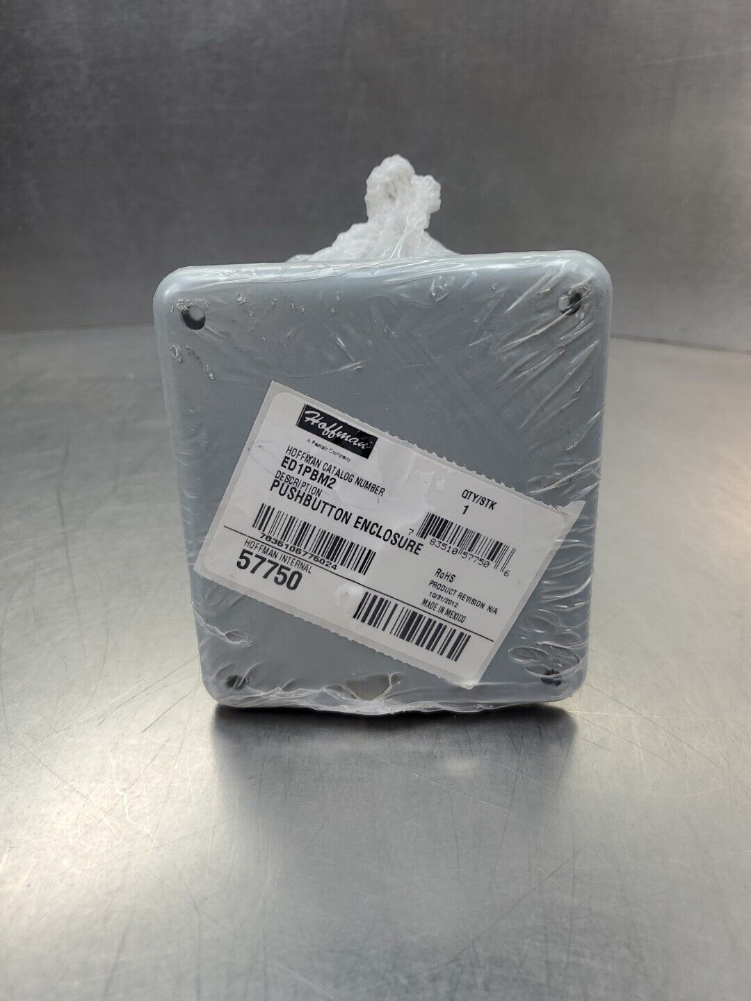 Hoffman ED1PBM2 Pushbutton Enclosure.                                      4E-33