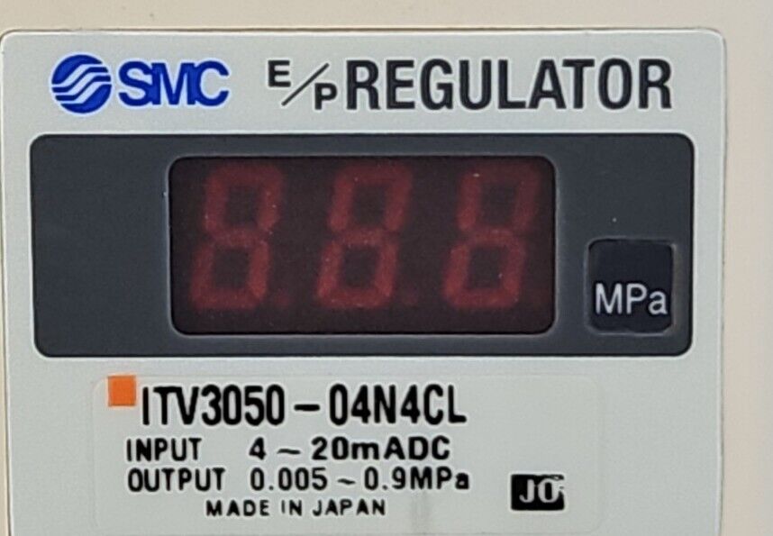 SMC ITV3050-04N4CL Pneumatic Pressure Regulator.                            6E-8