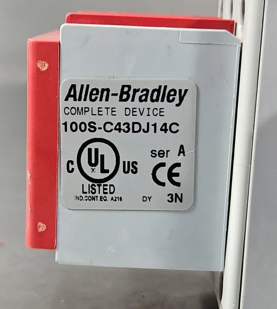 Allen-Bradley 100S-C43DJ14C Ser A (Complete Device). Safety Contactor.     4E-18