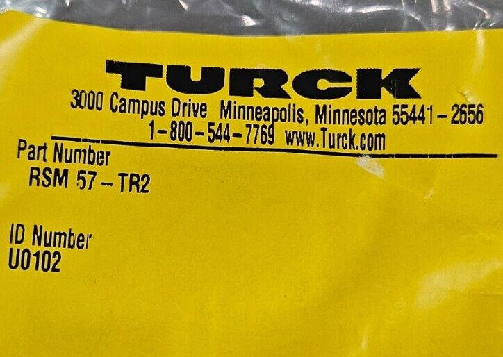 Turck RSM 57-TR2 Terminating Resistor.                                 Loc3E-17