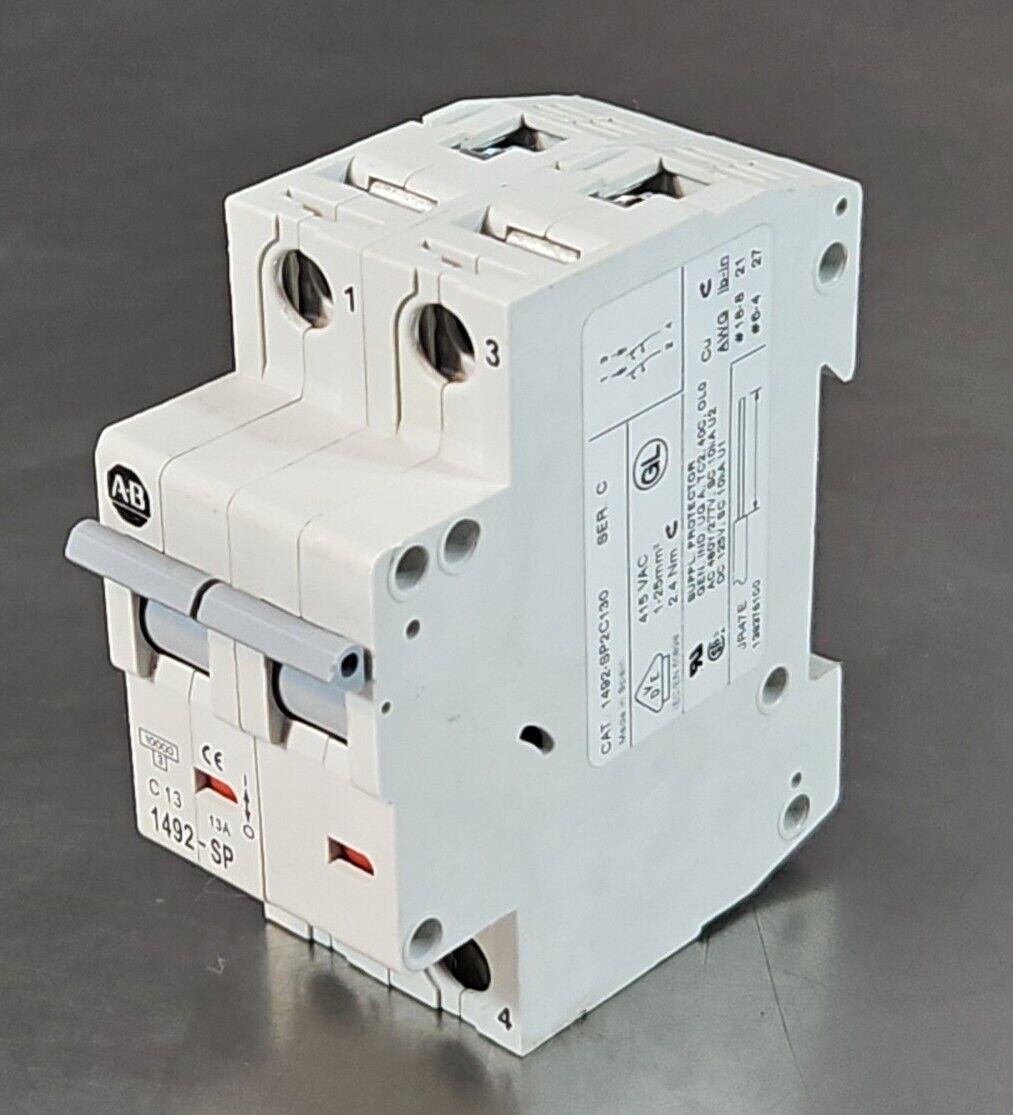 ALLEN BRADLEY 1492-SP2C130 SERIES C CIRCUIT BREAKER.                       4D-19
