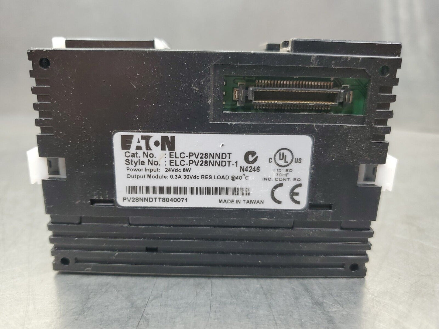 EATON ELC-PV28NNDT-1 24VDC 6W I/O Module.                                  3D-28
