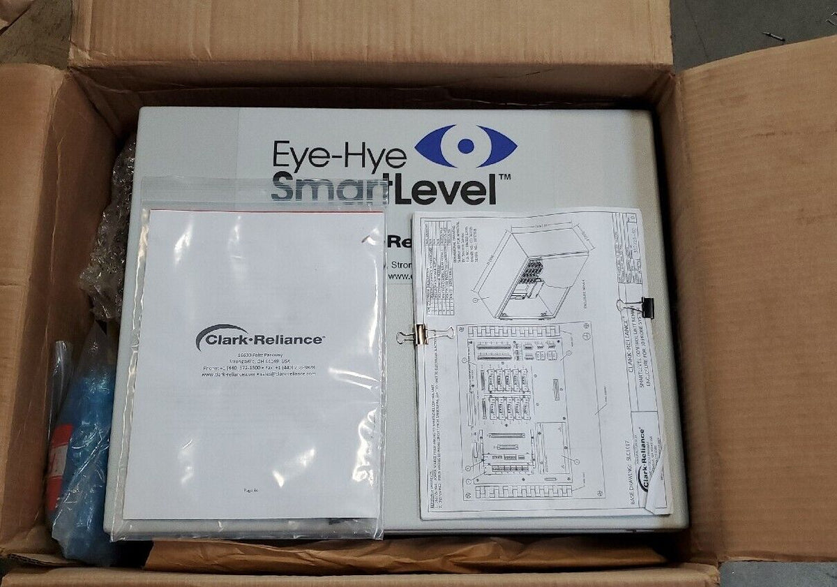 CLARK-RELIANCE RSC 10 SMARTLEVEL CONTROL UNIT NEMA4 ENCLOSURE w/MODULES.      6F