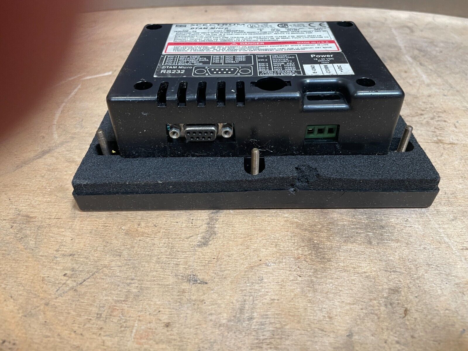 Spectrum Controls DTAM Micro 2707-M232P3sc Black Ser.C Rev.10 Operator ...