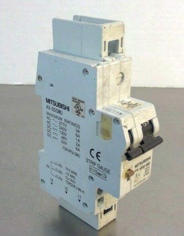 Mitsubishi Electric -  NF50-SMU 1 1 - 1P 1A No-Fuse Breaker - AX-05SMU        4D
